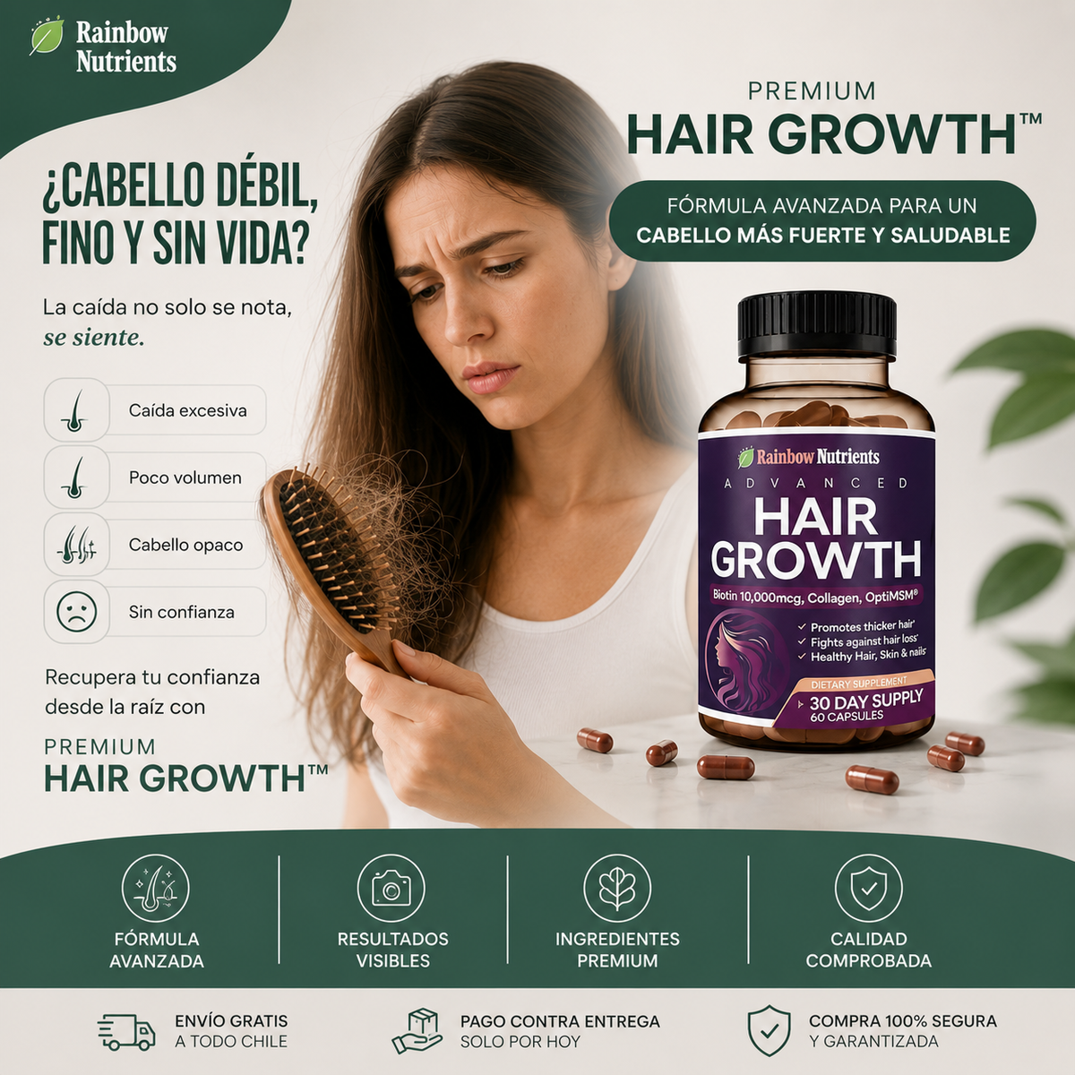 Premium Hair Growth™ | Crecimiento y Fortalecimiento Capilar