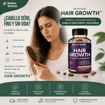 Premium Hair Growth™ | Crecimiento y Fortalecimiento Capilar