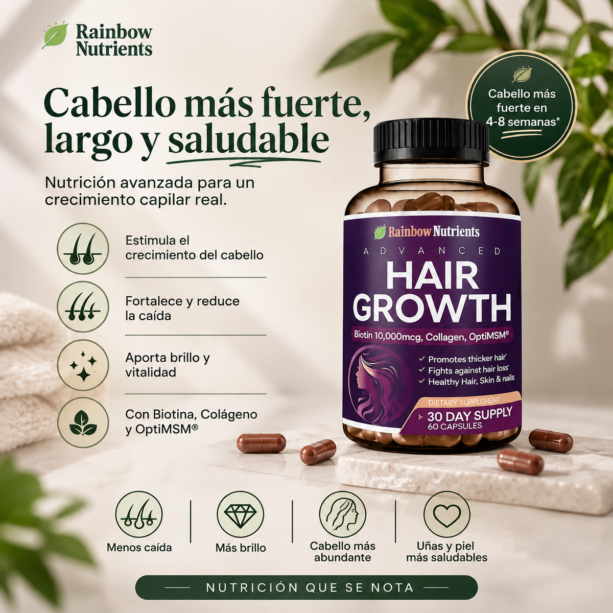 Premium Hair Growth™ | Crecimiento y Fortalecimiento Capilar