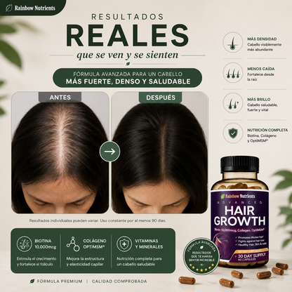 Premium Hair Growth™ | Crecimiento y Fortalecimiento Capilar