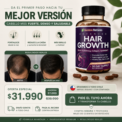 Premium Hair Growth™ | Crecimiento y Fortalecimiento Capilar